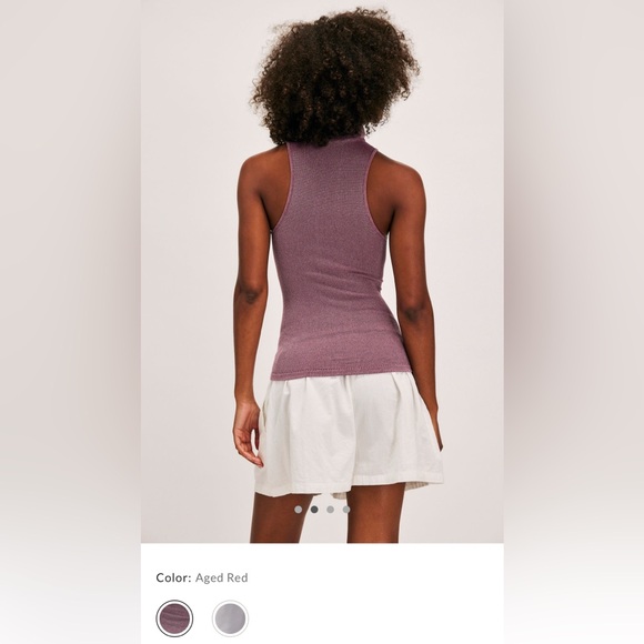 BNWT Free People Seamless Turtleneck Tanks (XS/S) - both for $25 - Picture 6 of 7